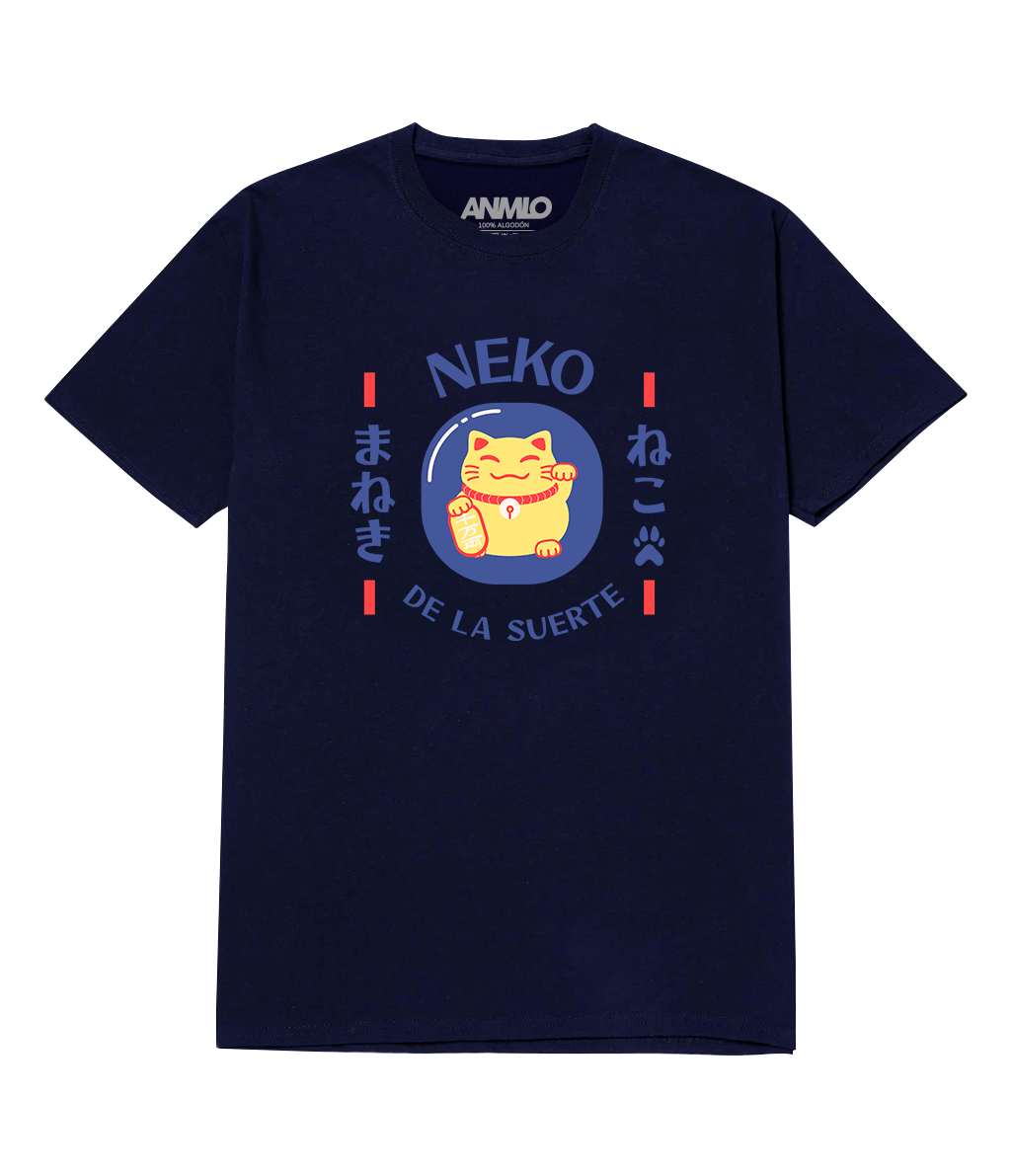 Polera - Neko de la suerte