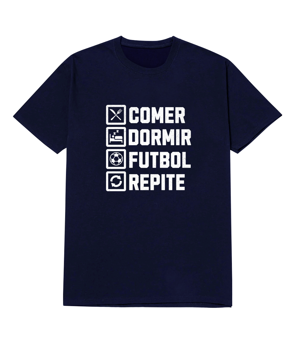Polera - Comer, dormir, futbol, repetir