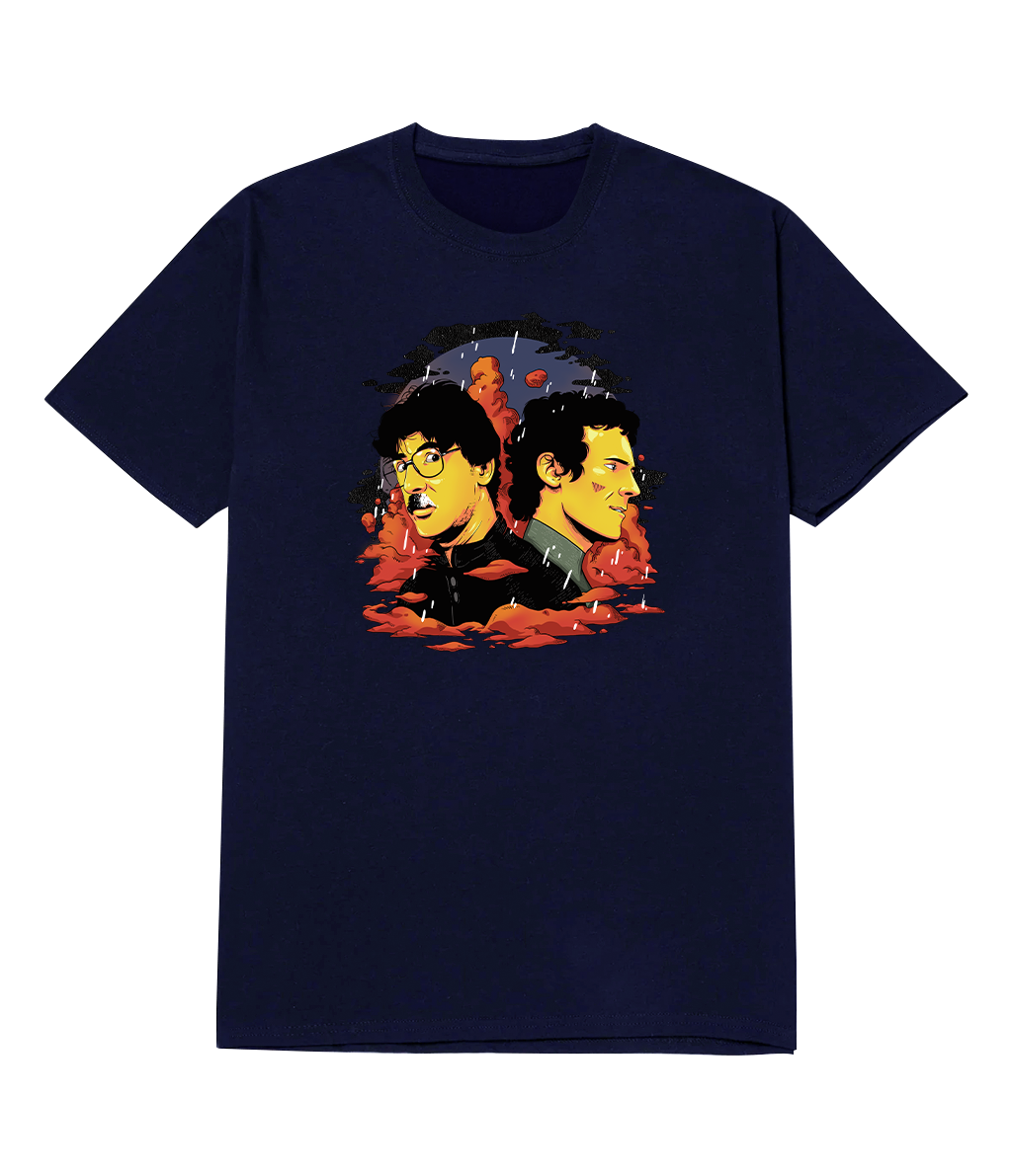 Polera - El Loco y El Flaco in the space