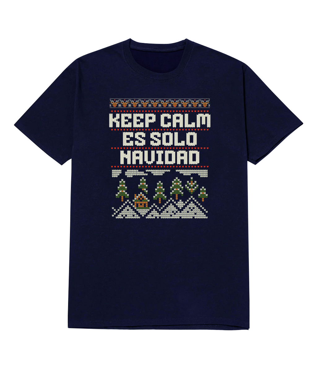 Polera - Keep calm es solo navidad