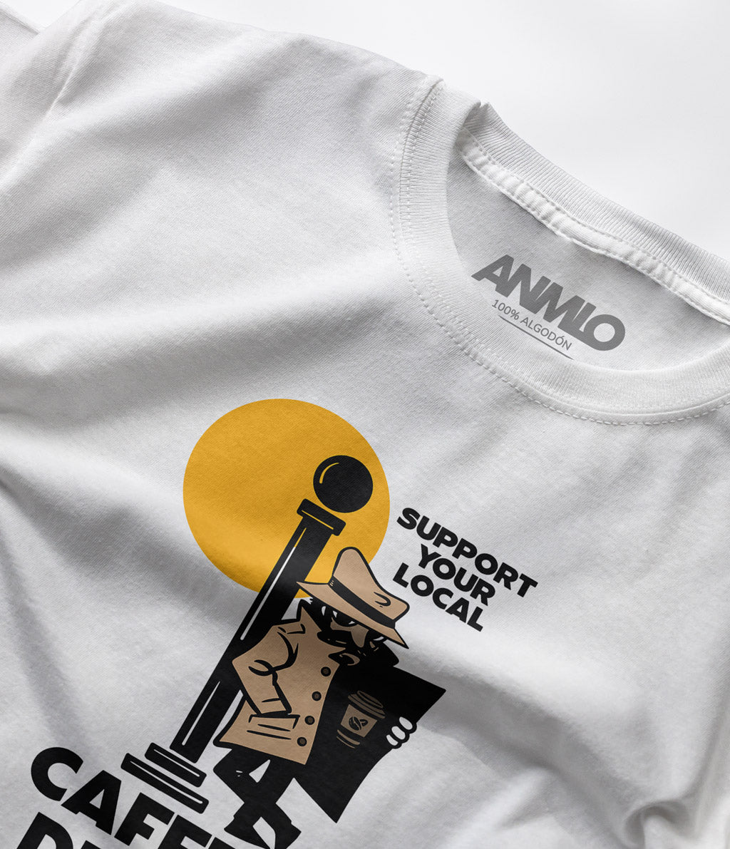 Polera - café dealer - support your local