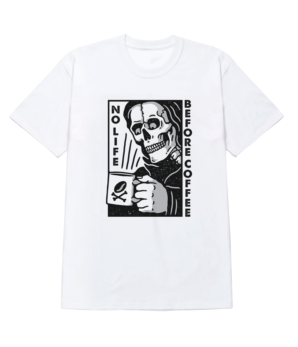 Polera - No life Before - Café