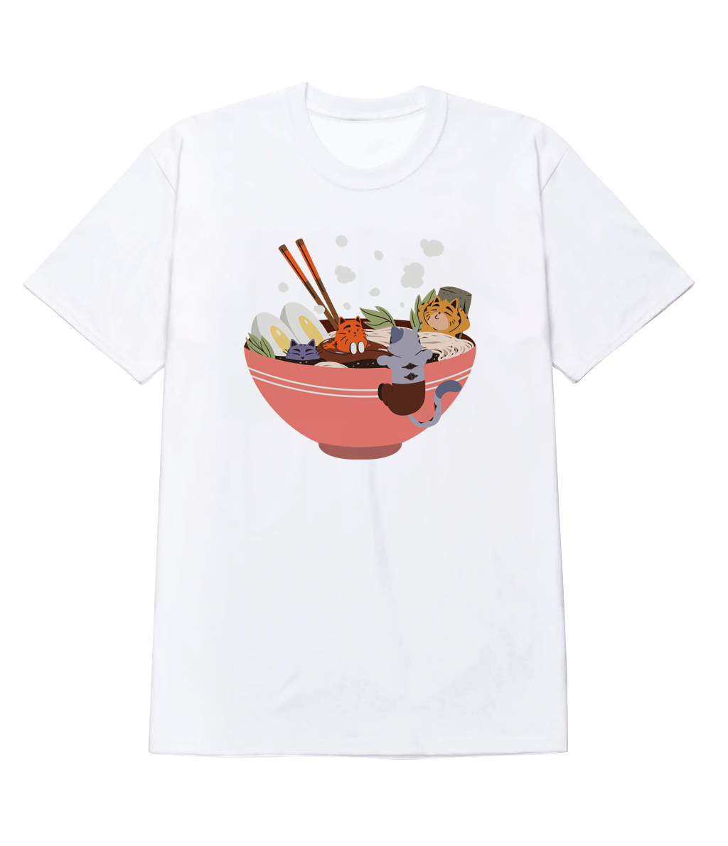 Polera - Gatitos ramen