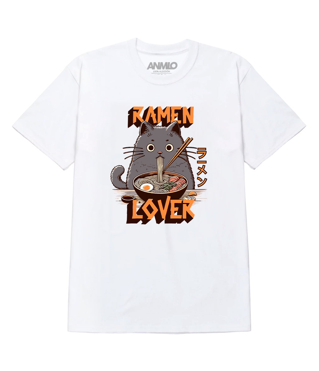 Polera - Gato ramen lover