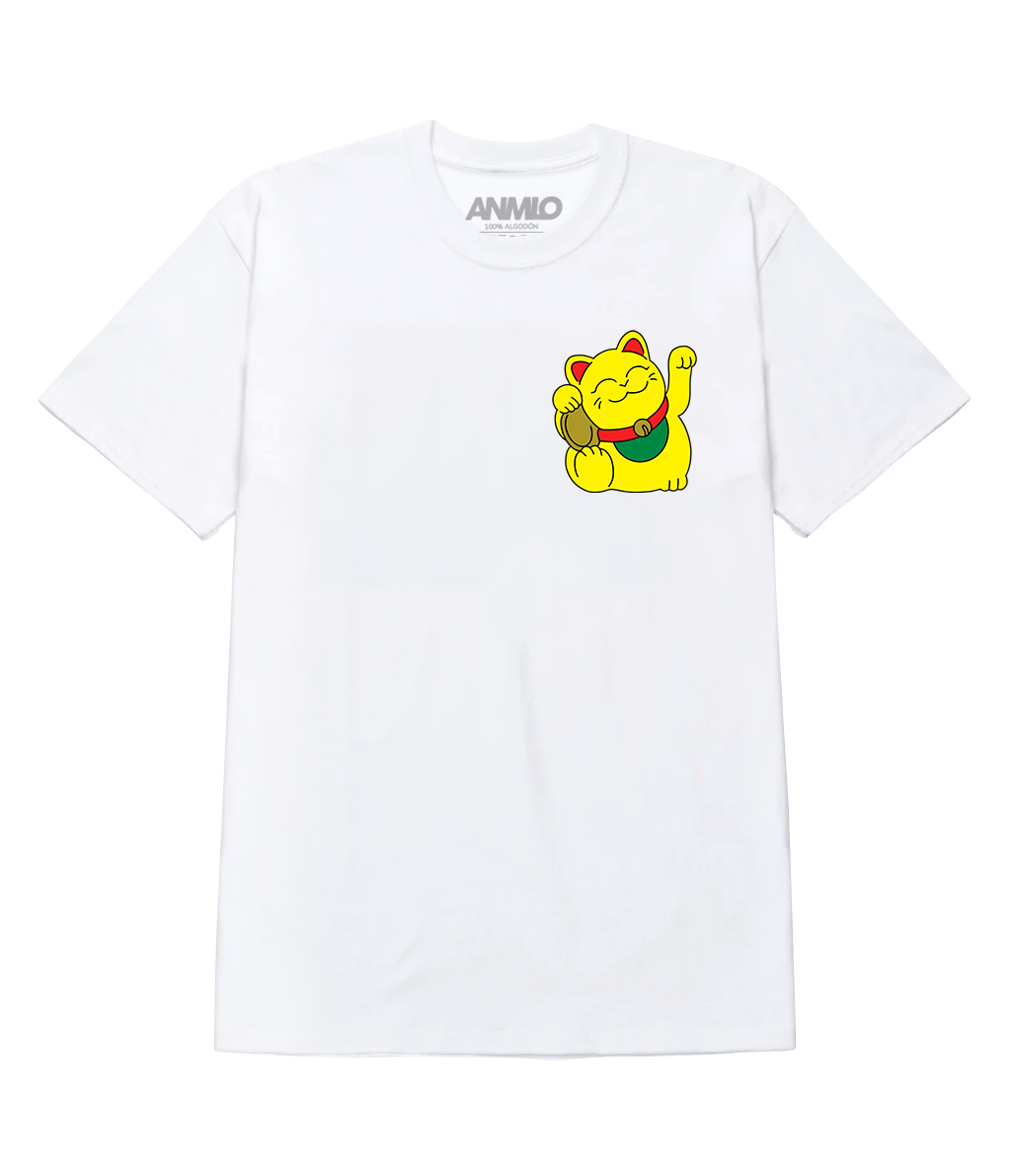 Polera - Gatito de la suerte