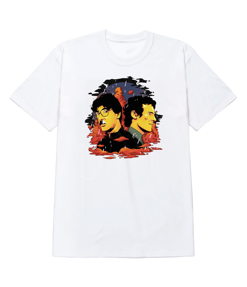 Polera - El Loco y El Flaco in the space