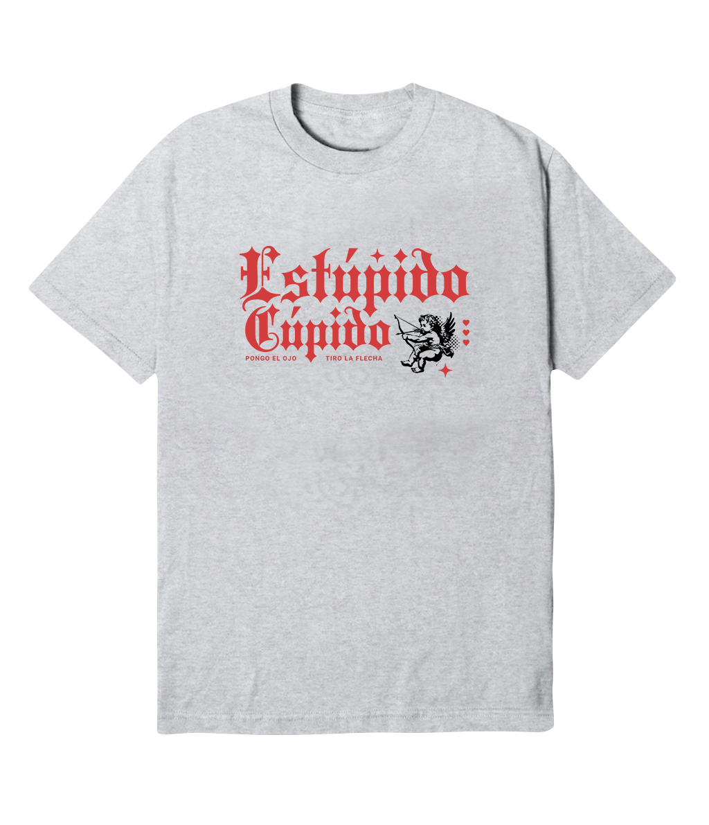 Polera - Estúpido cúpido - Pongo el ojo tiro la flecha