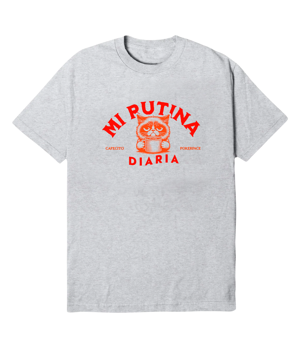 Polera - Mi rutina diaria - cafecito pokerface