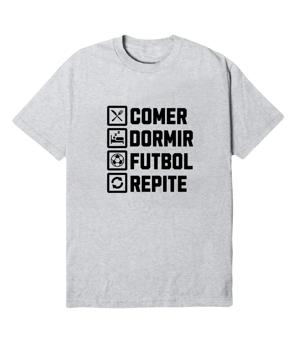 Polera - Comer, dormir, futbol, repetir