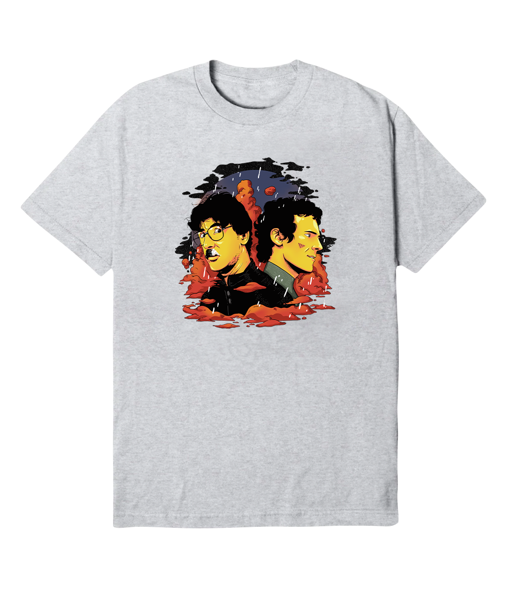 Polera - El Loco y El Flaco in the space