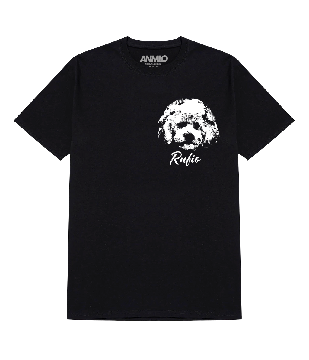 Polera personalizada con un retrato de tu mascota
