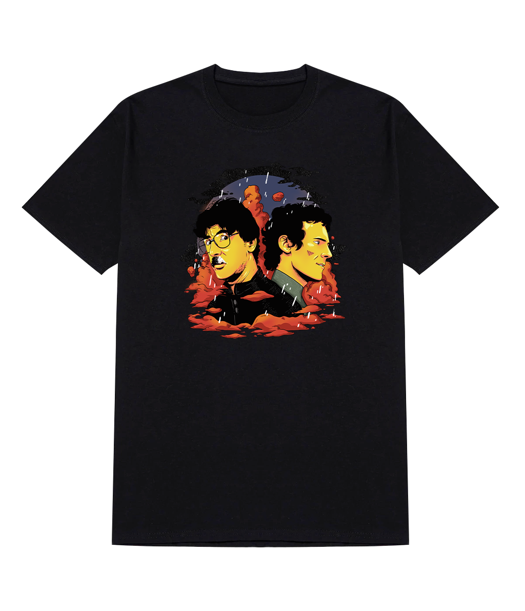 Polera - El Loco y El Flaco in the space