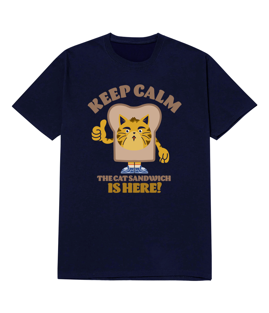 Polera - Keep calm, the cat sandwich is here!
