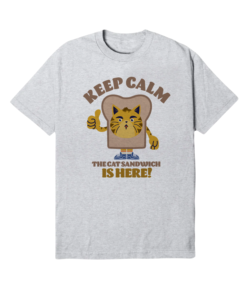 Polera - Keep calm, the cat sandwich is here!
