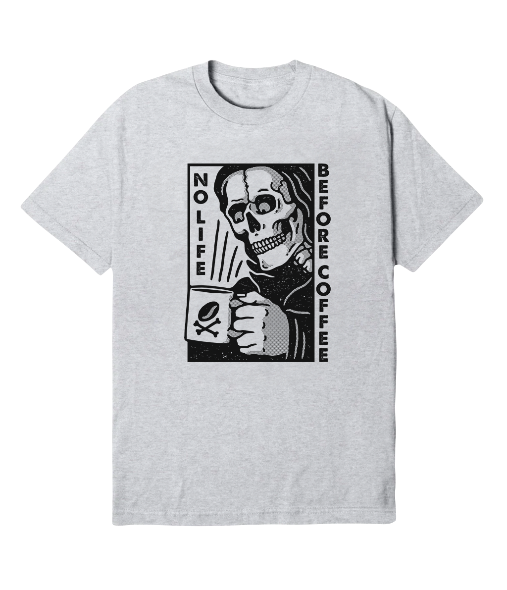 Polera - No life Before - Café