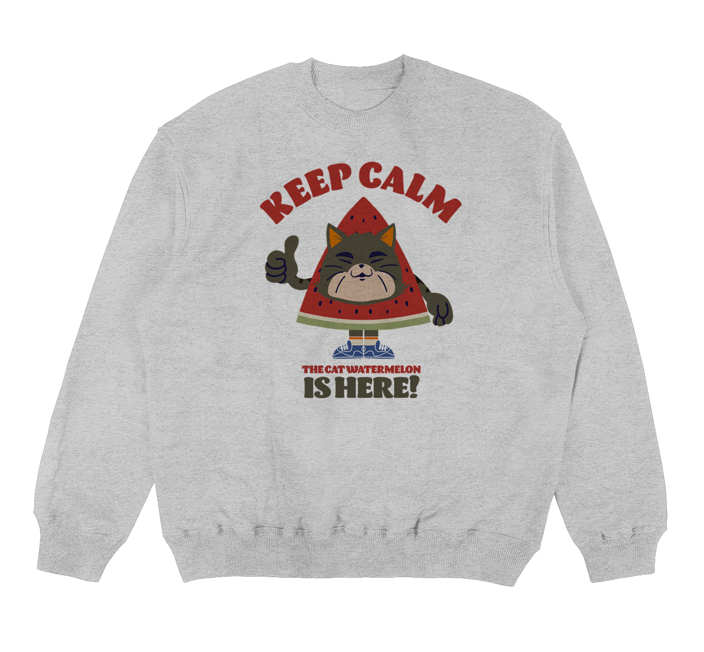 Polerón Polo - Keep calm, the cat watermelon is here!