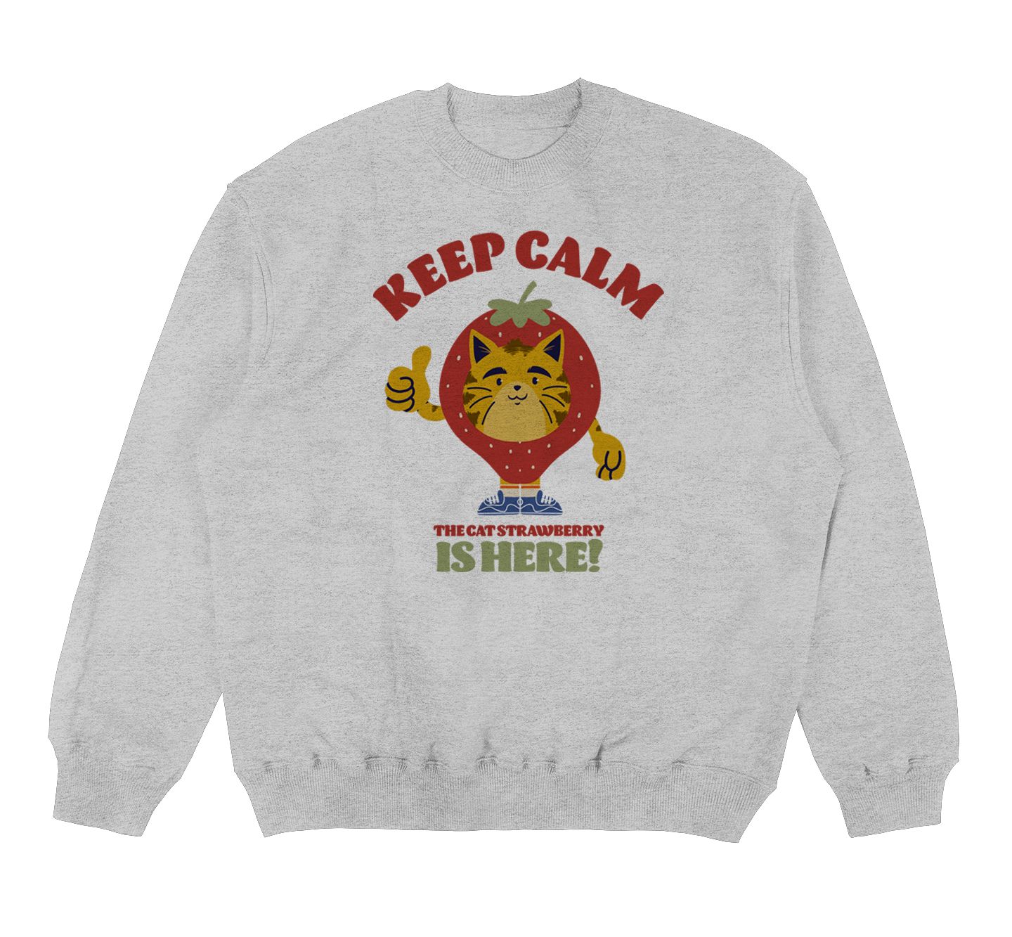 Polerón Polo - Keep calm, the cat strawberry is here!