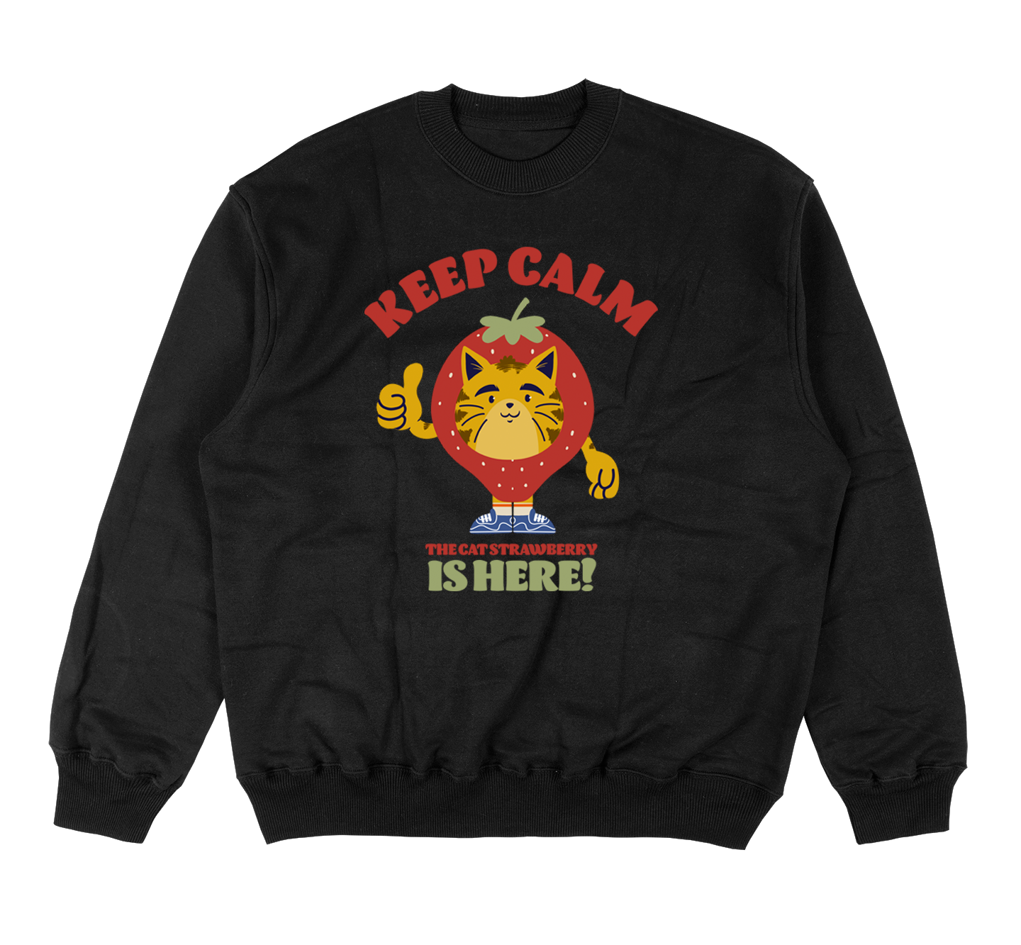 Polerón Polo - Keep calm, the cat strawberry is here!