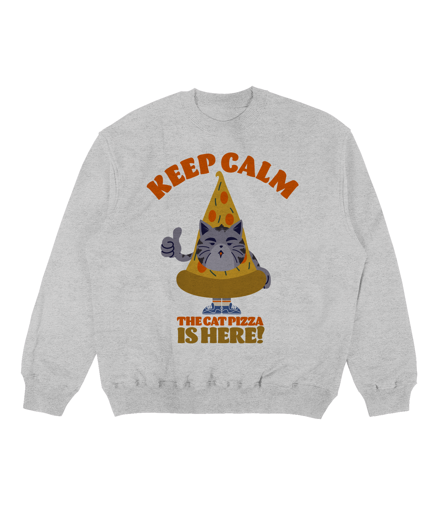Polerón Polo - Keep calm, the cat pizza is here!