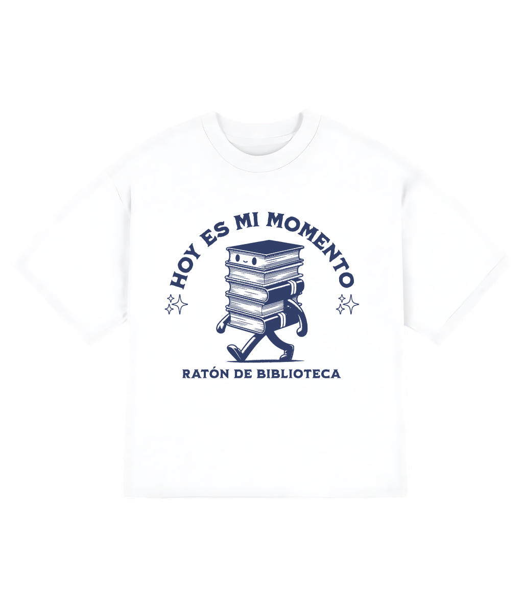 Polera Boxyfit - Ratón de biblioteca