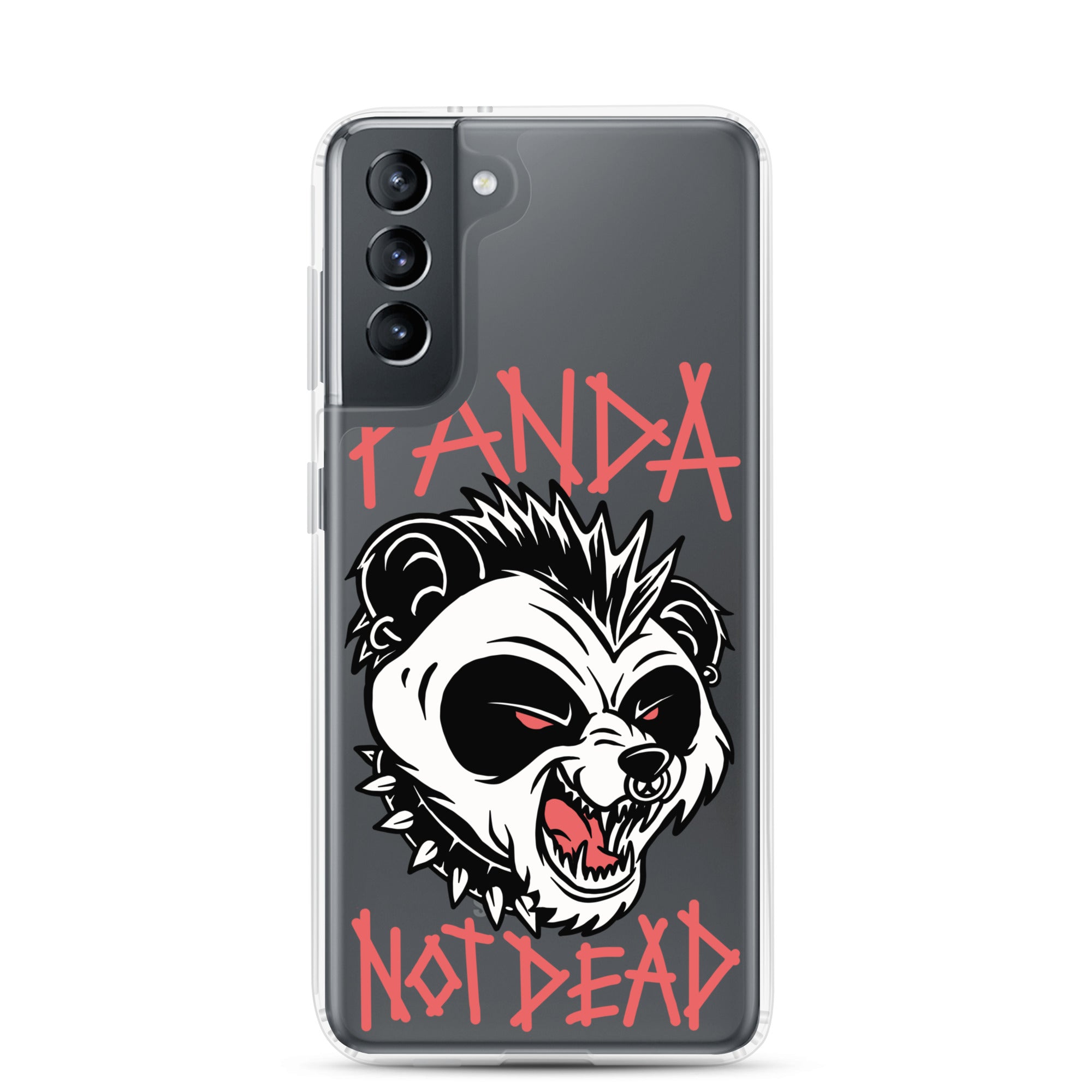 Carcasa transparente Samsung® Panda Not Dead