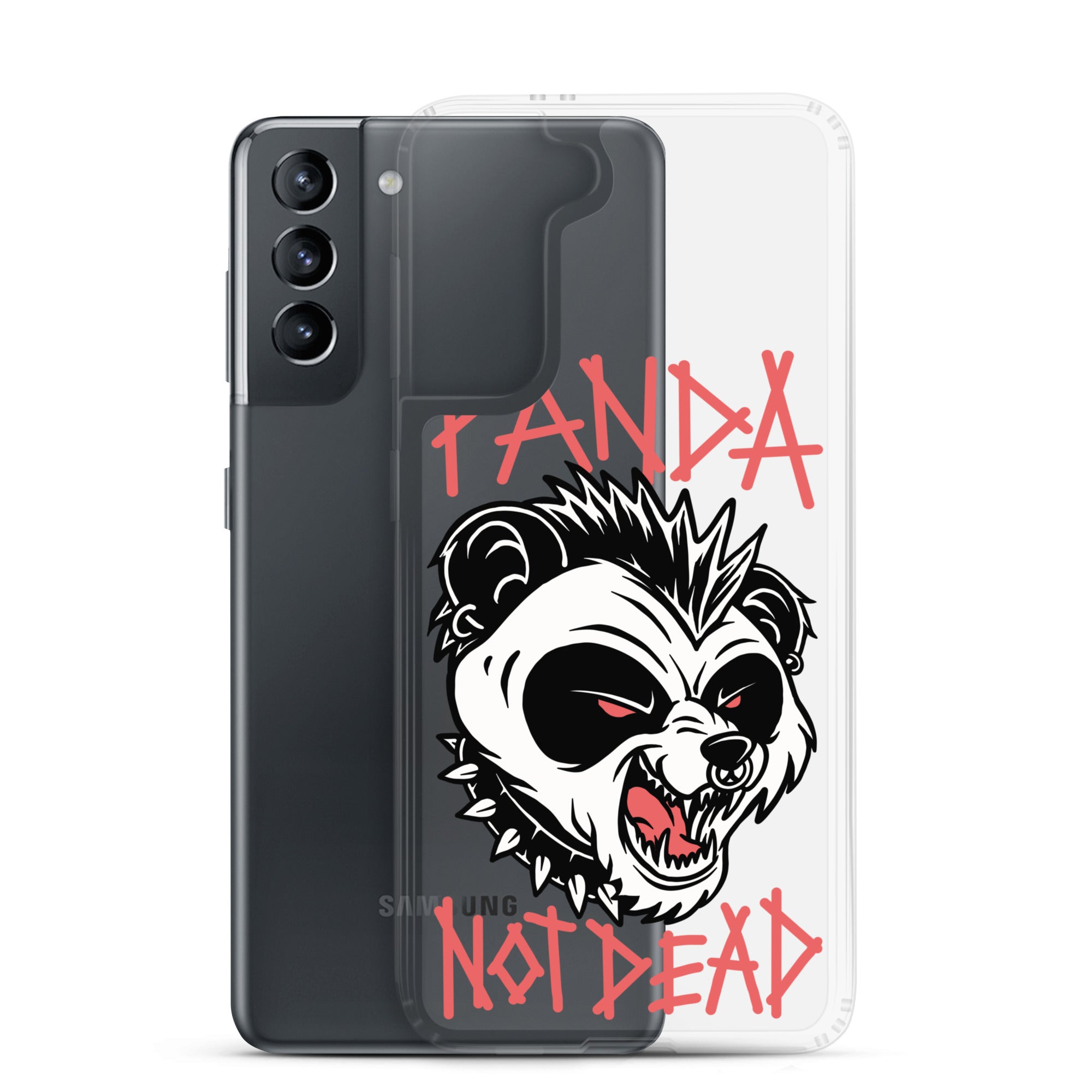 Carcasa transparente Samsung® Panda Not Dead