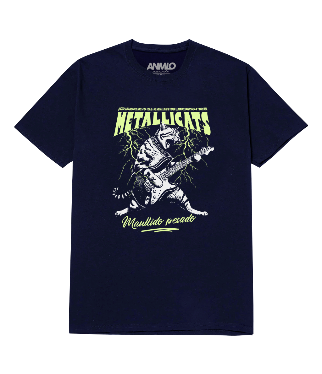 Polera - Metallicats - Maullido pesado