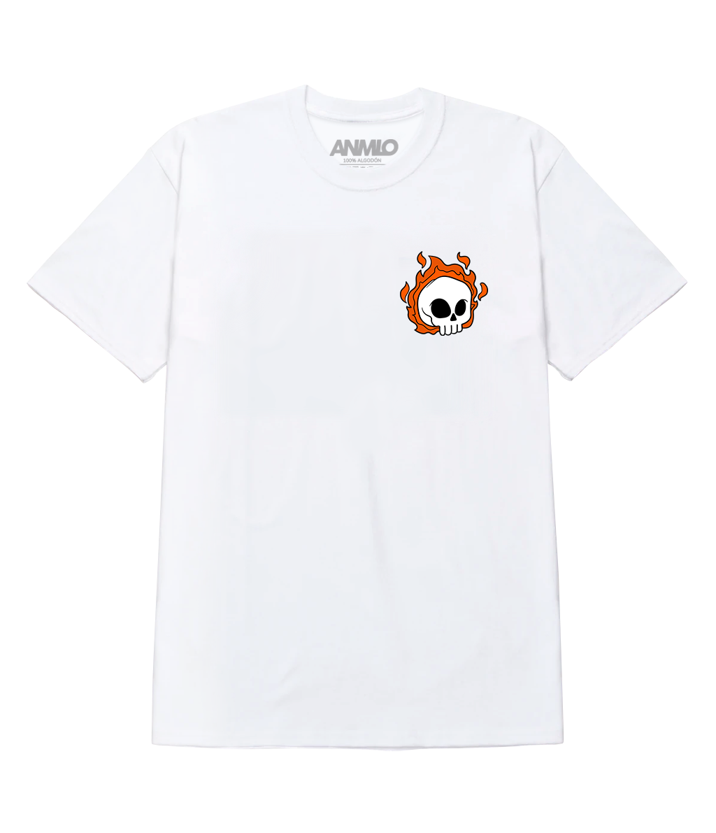 Polera - Cráneo de fuego