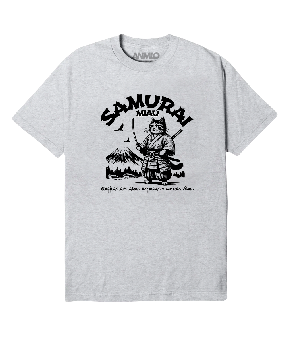Polera - Samurai miau