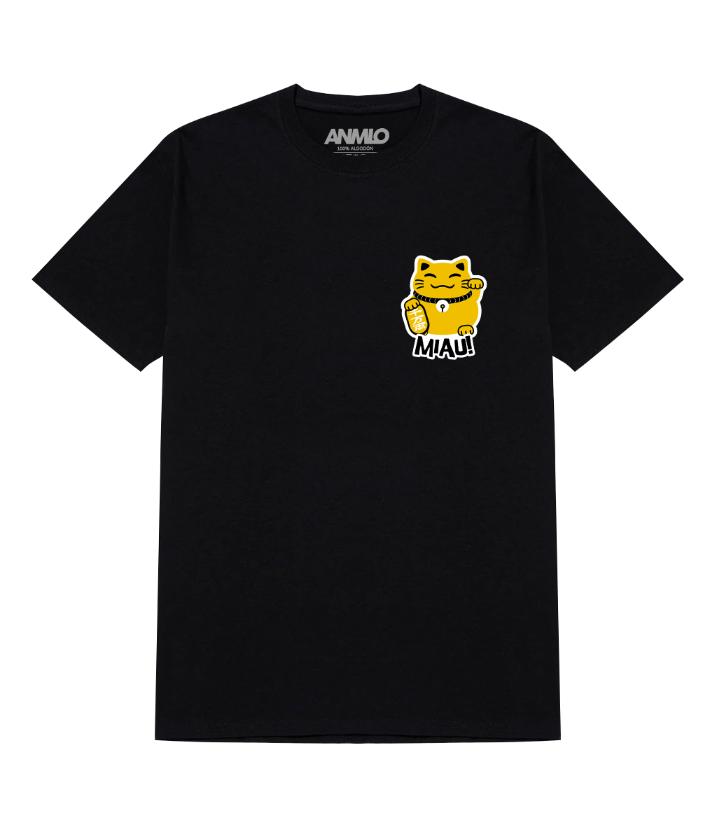 Polera - Gatito de la suerte, Miau!