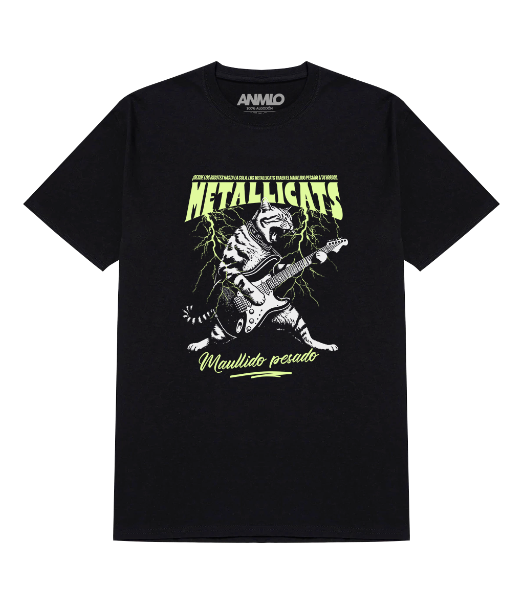 Polera - Metallicats - Maullido pesado