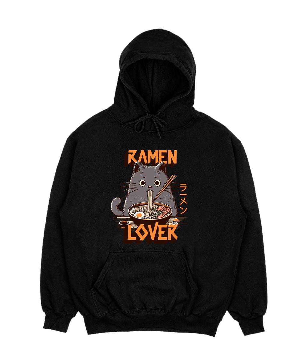 Polerón canguro - Gato ramen lover
