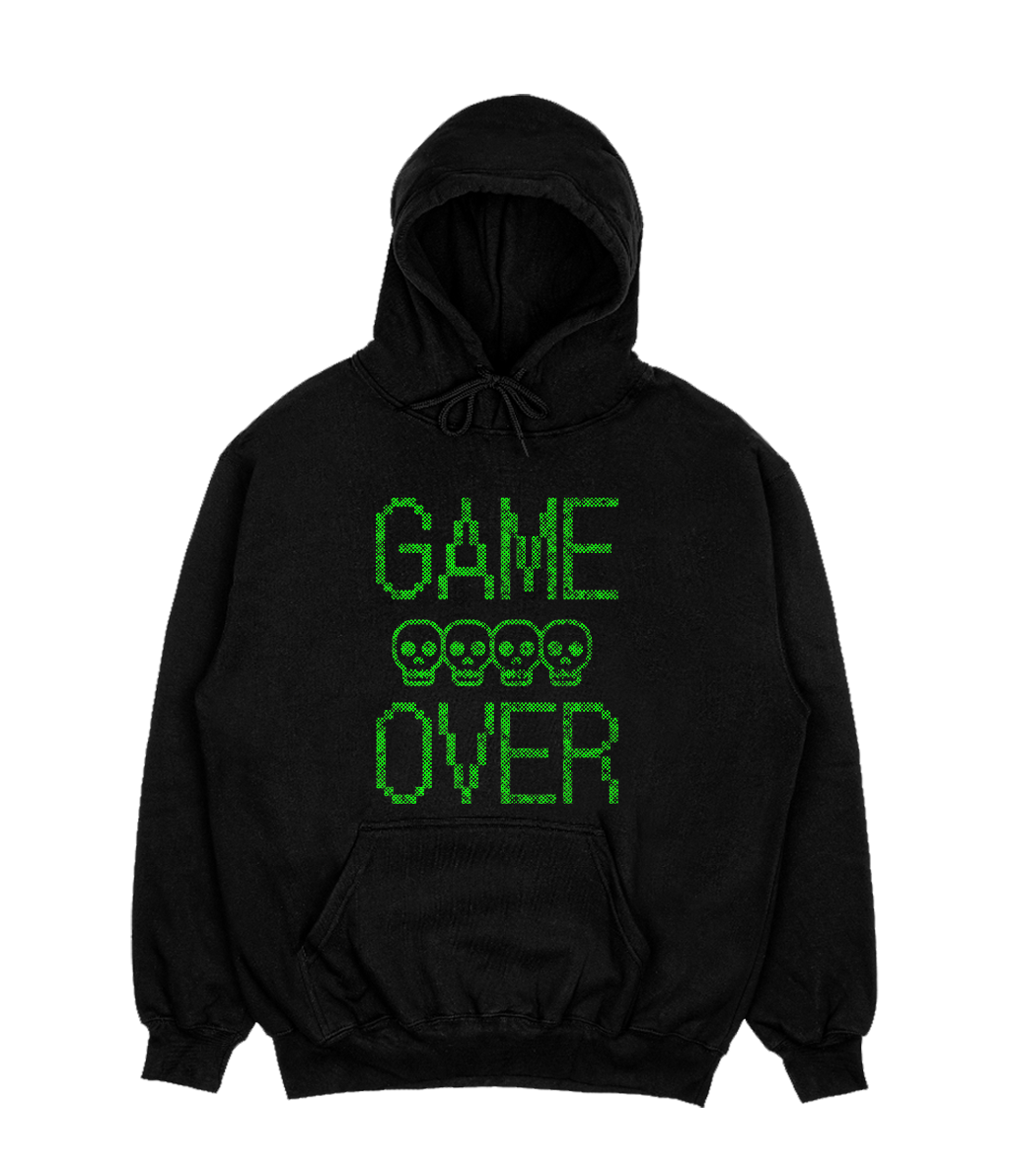 Polerón canguro - Game over y calaveritas