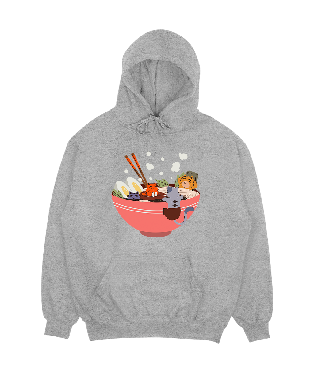 Polerón canguro - Gatitos ramen