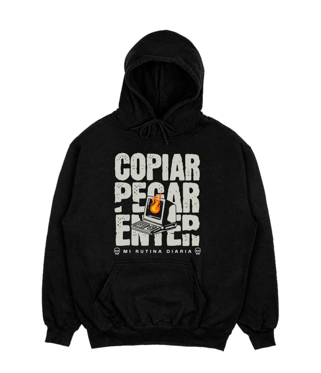 Polerón canguro - Copiar, pegar, enter