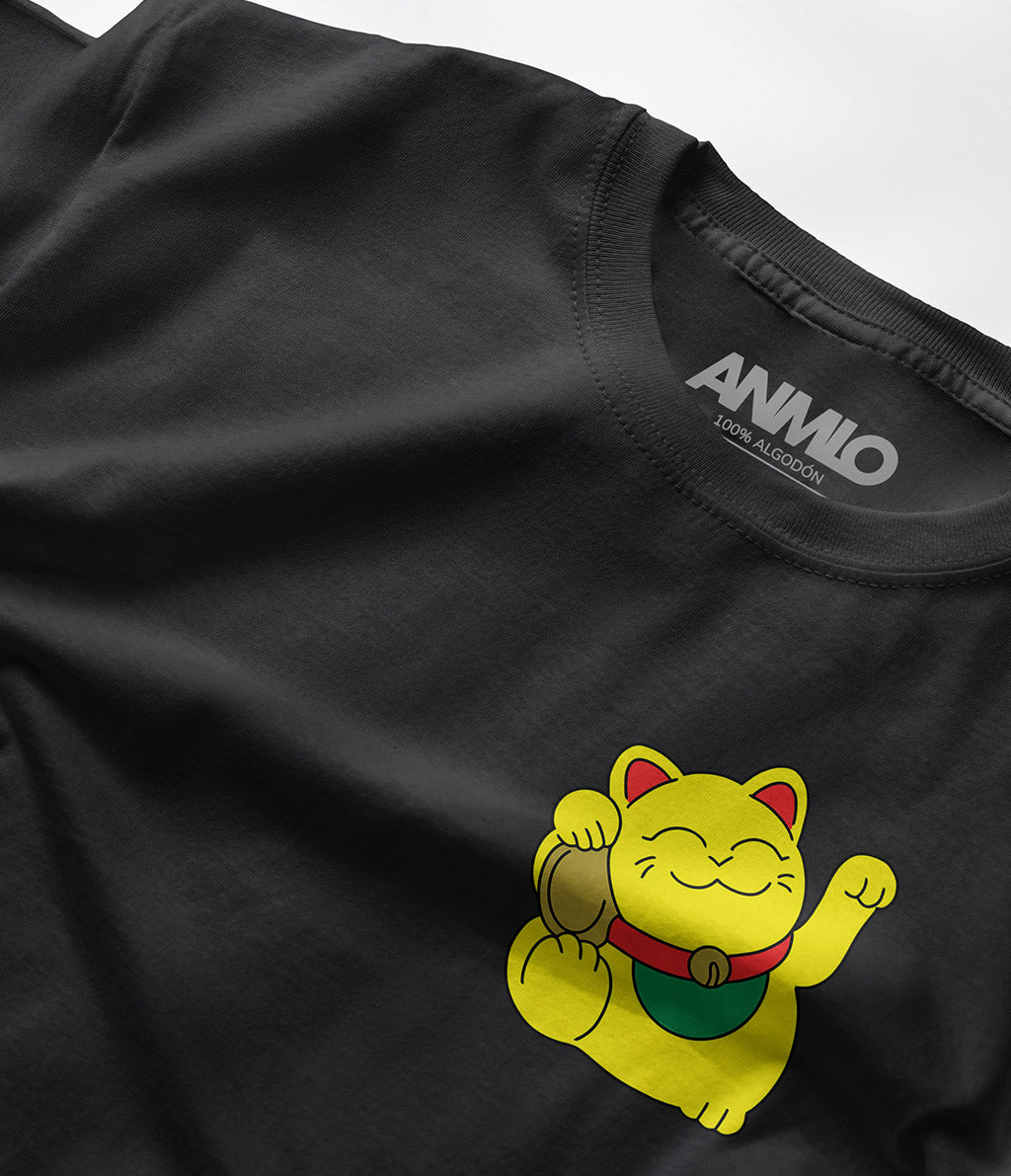 Polera - Gatito de la suerte