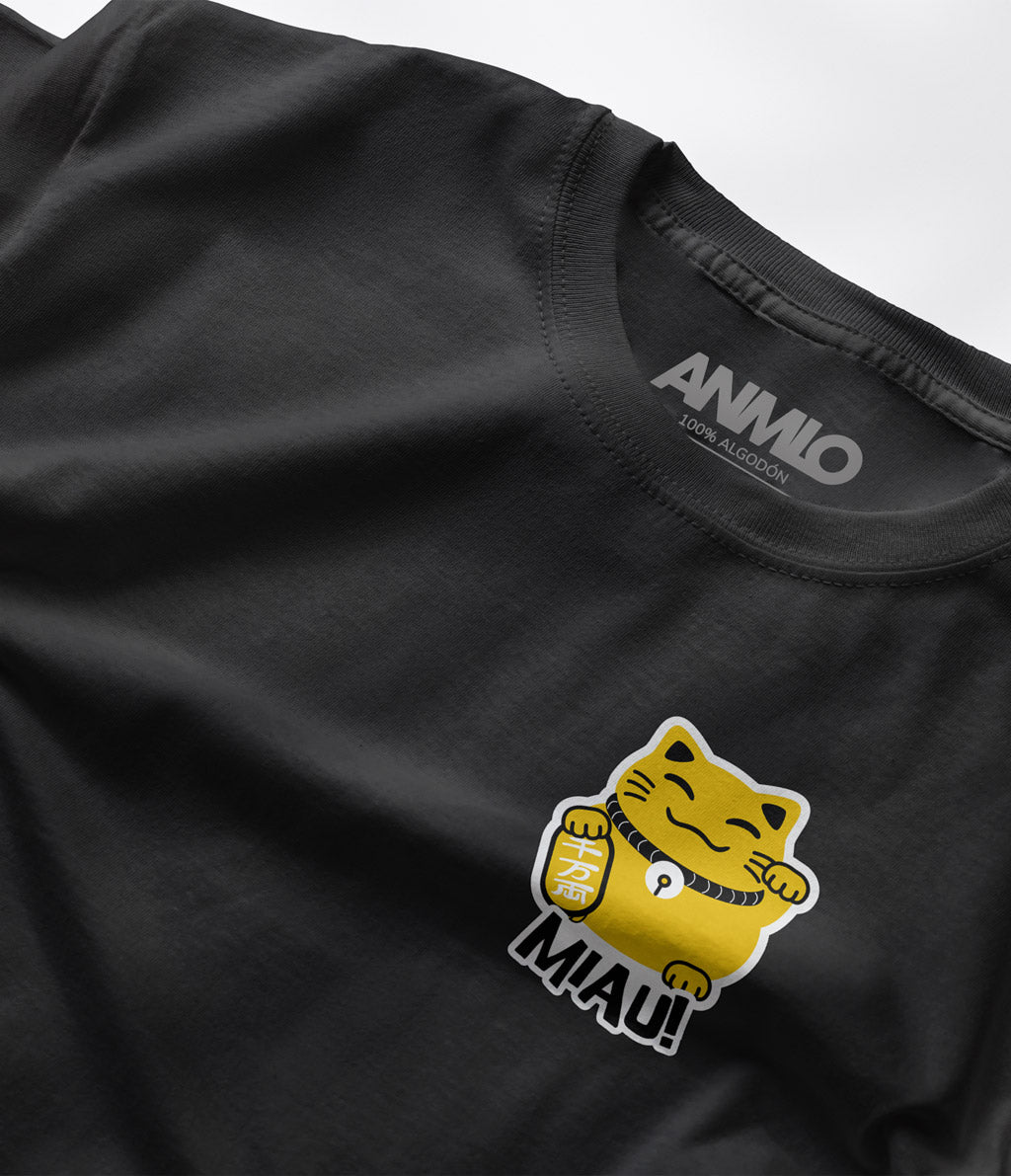 Polera - Gatito de la suerte, Miau!
