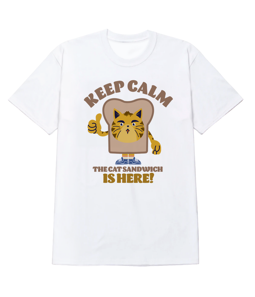 Polera - Keep calm, the cat sandwich is here!