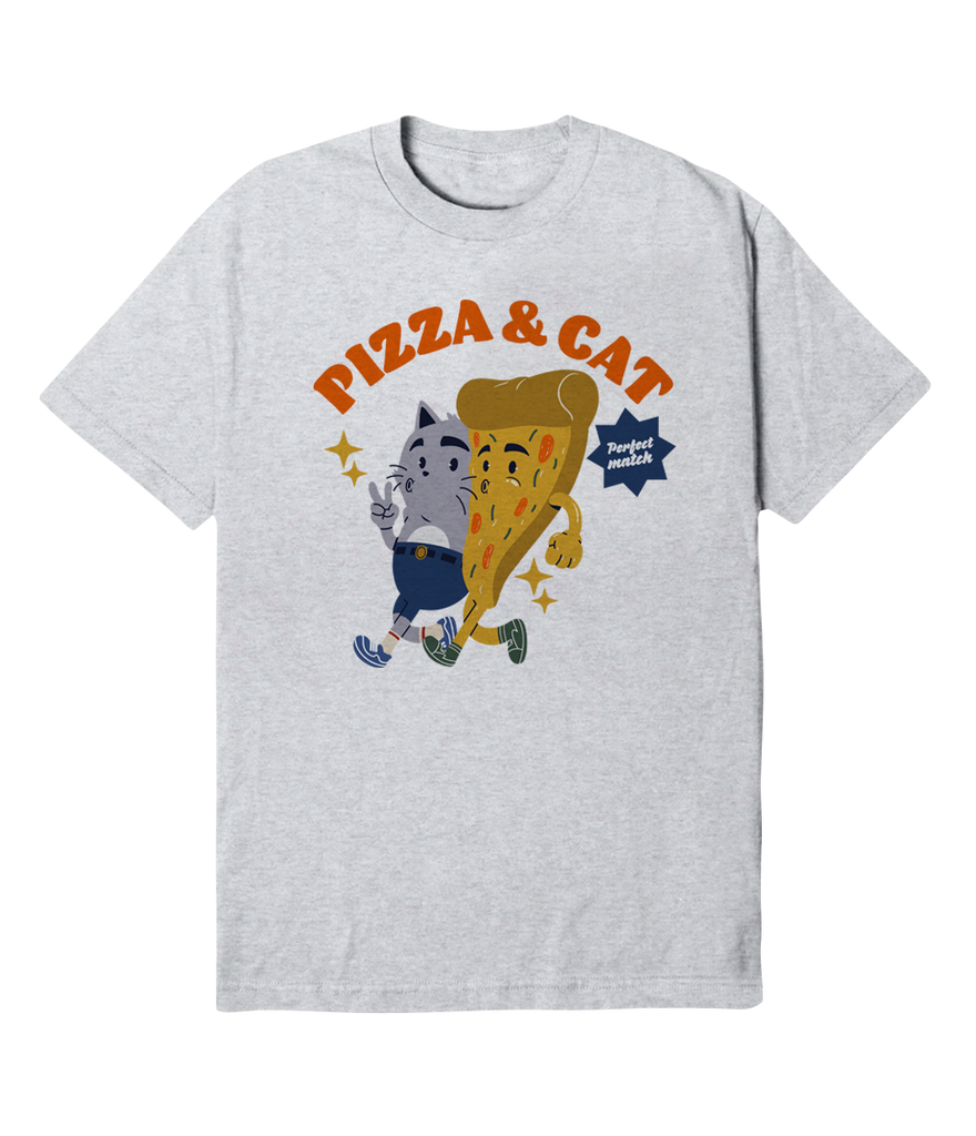Polera - Pizza & Cat - Perfect Match