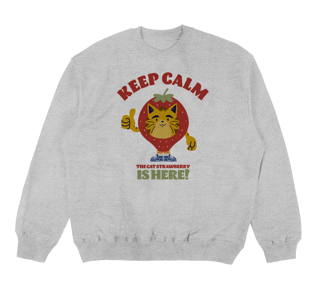 Polerón Polo - Keep calm, the cat strawberry is here!
