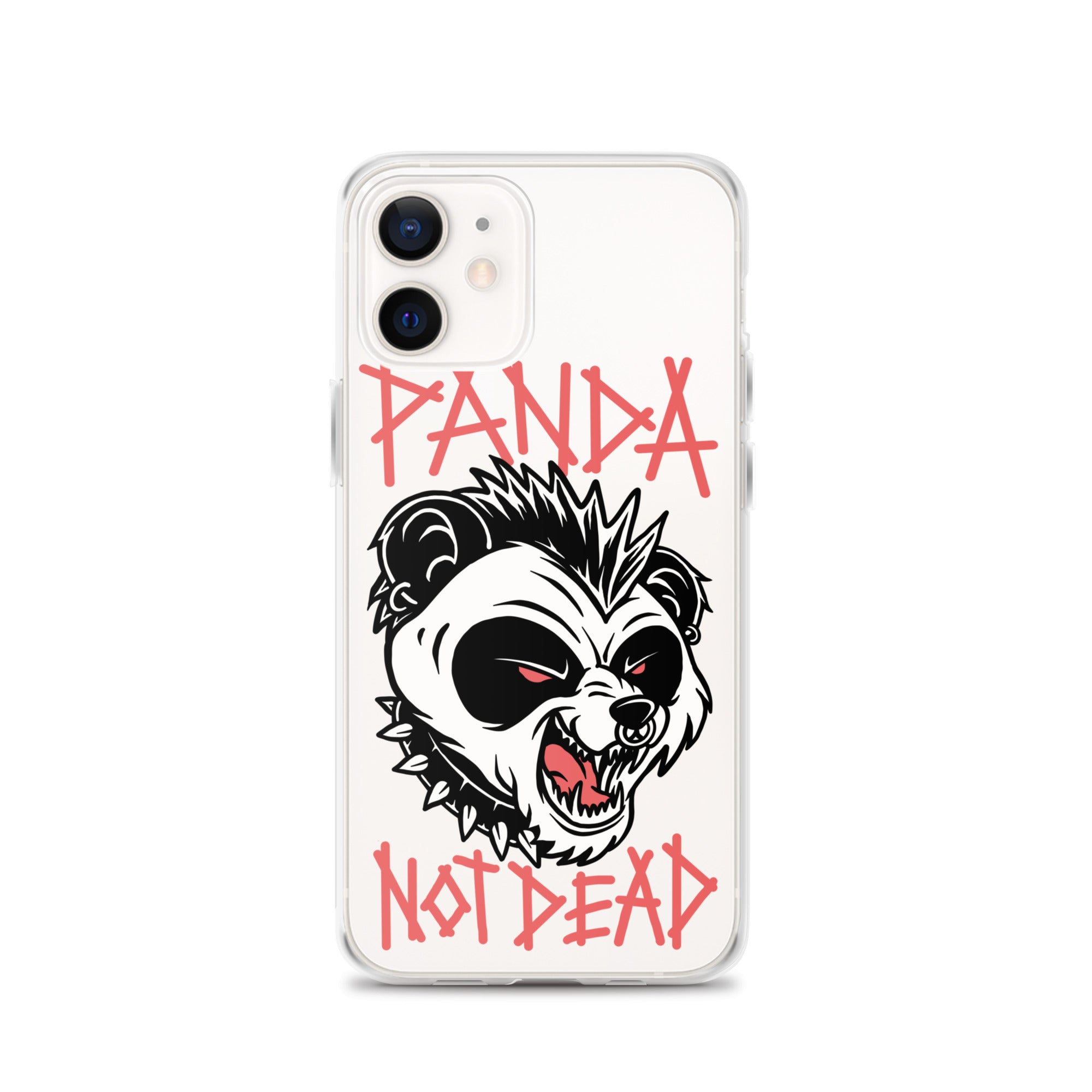 Carcasa transparente iPhone® Panda Not Dead