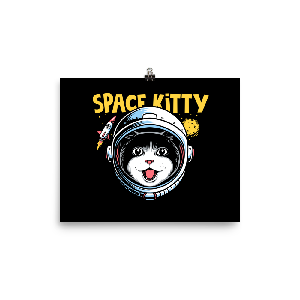 Póster Space Kitty
