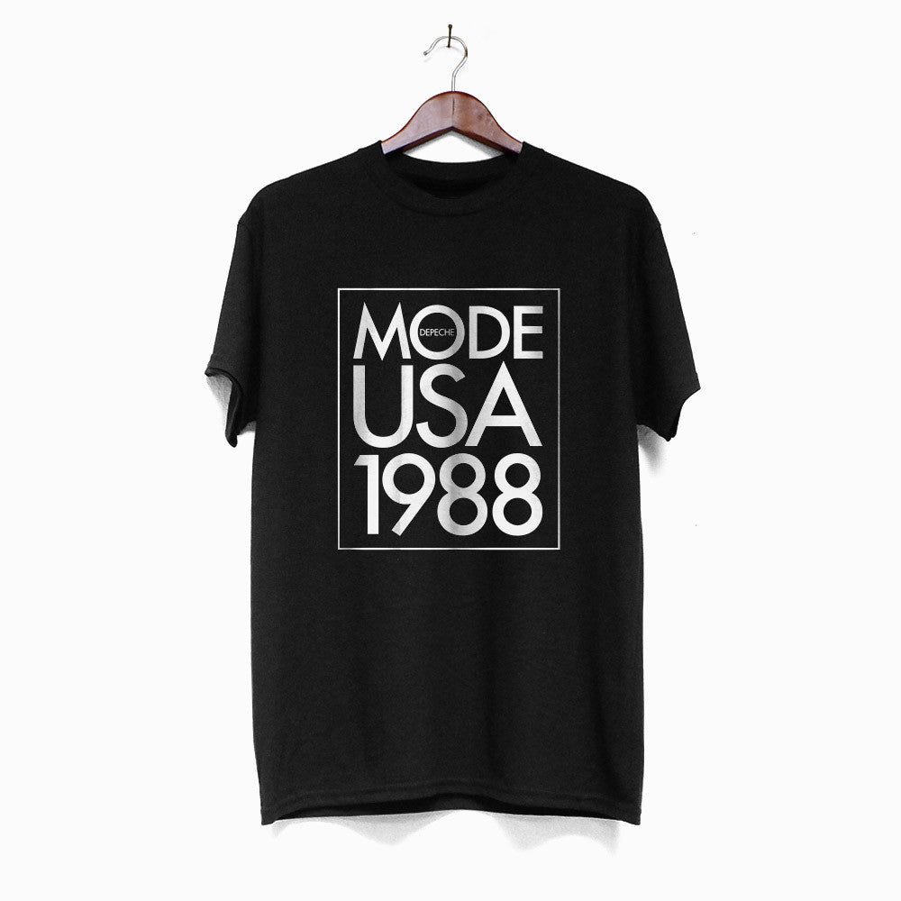 Polera Depeche Mode para hombre 100% algodón impreso en serigrafía